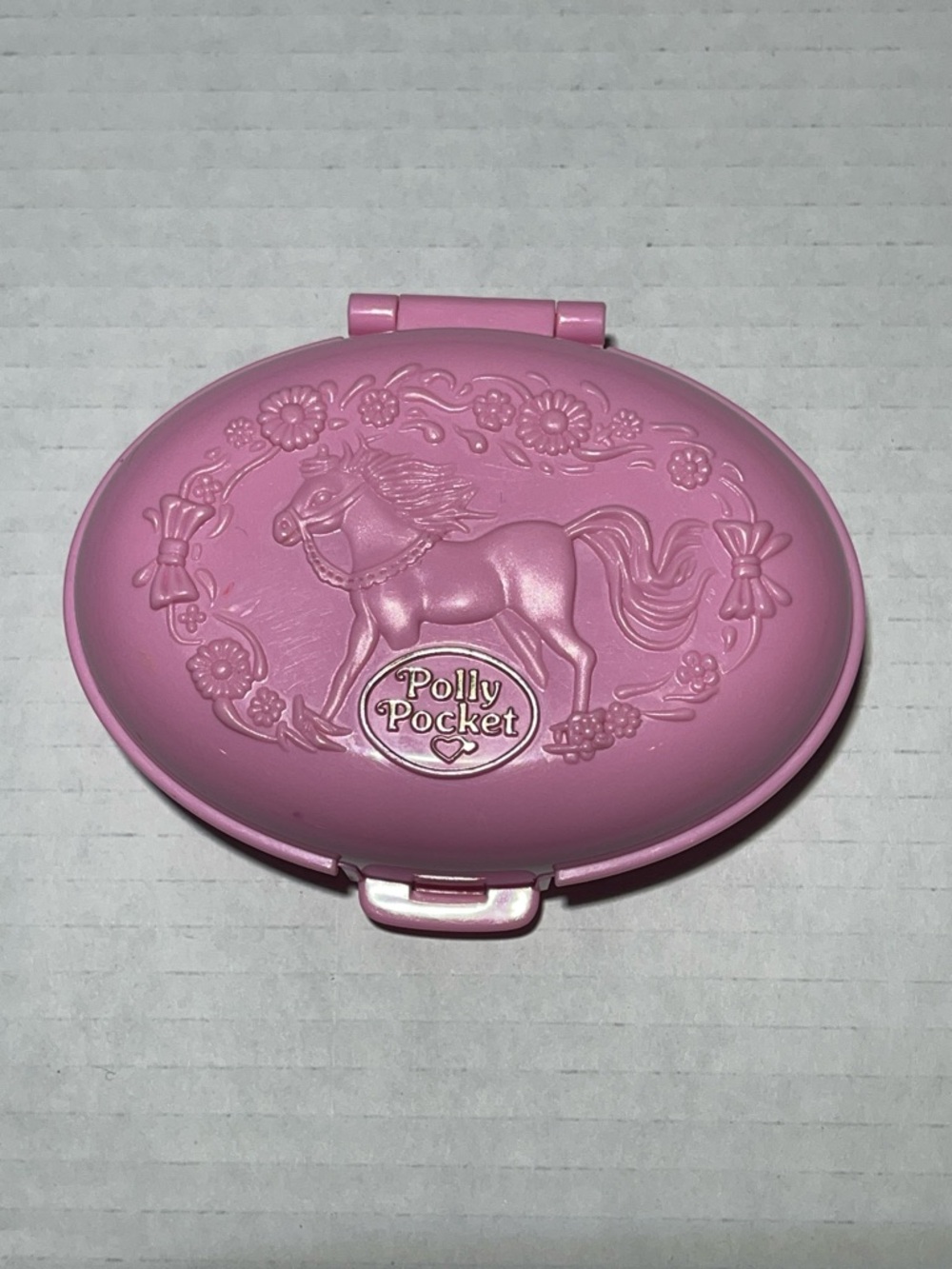 3 for $30 Vintage Polly Pocket Pink Shetland Pony Compact Case Only